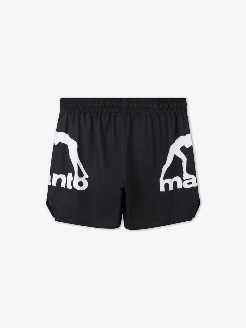 MANTO LOGO DUAL FIGHT SHORTS-GREEN